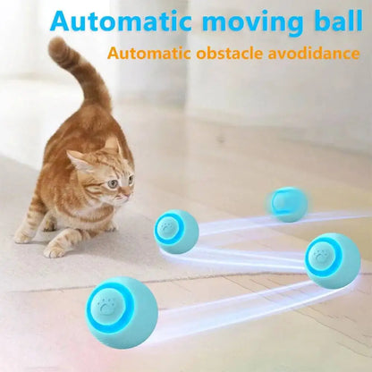 Pelota Interactiva Inteligente para Gatos - Recargable USB con Luz LED