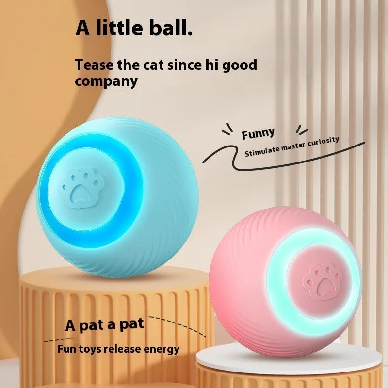 Pelota Interactiva Inteligente para Gatos - Recargable USB con Luz LED
