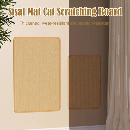Rascador Adhesivo de Sisal para Gatos - Protector de Sofás y Paredes