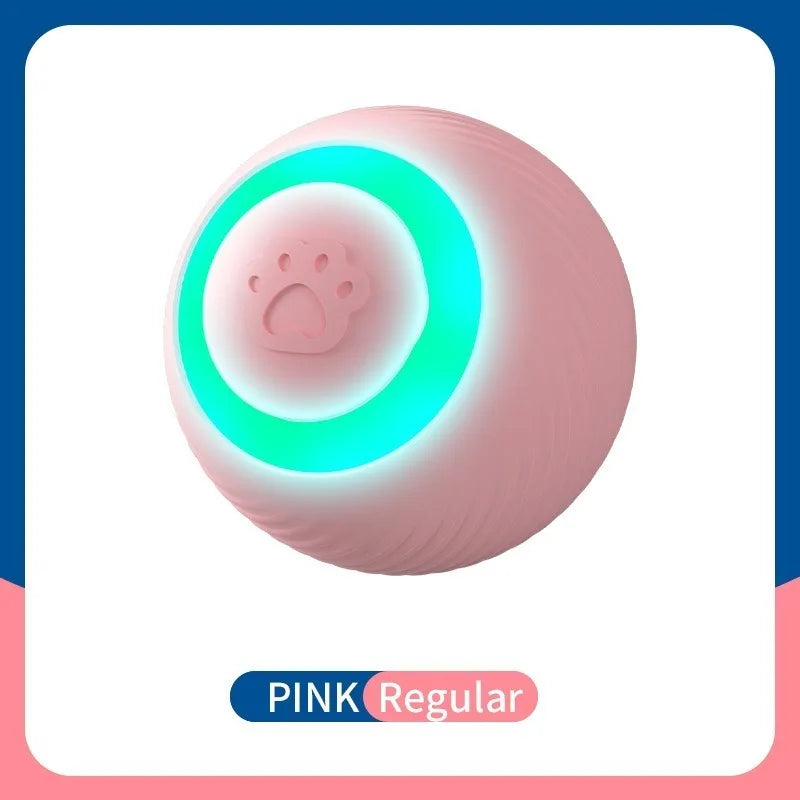 Pelota Interactiva Inteligente para Gatos - Recargable USB con Luz LED